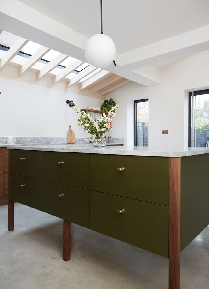 Alice and Matt’s Contemporary Walnut Kitchen