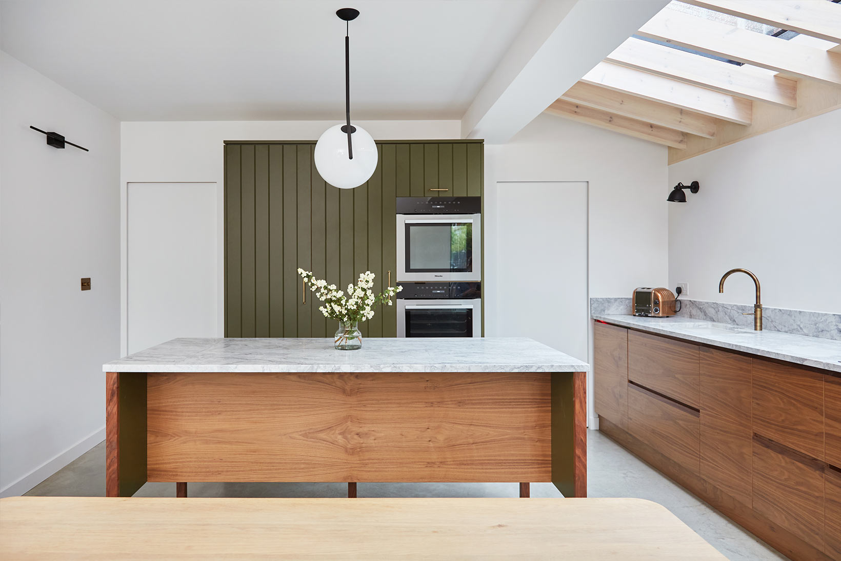 Alice and Matt’s Contemporary Walnut Kitchen