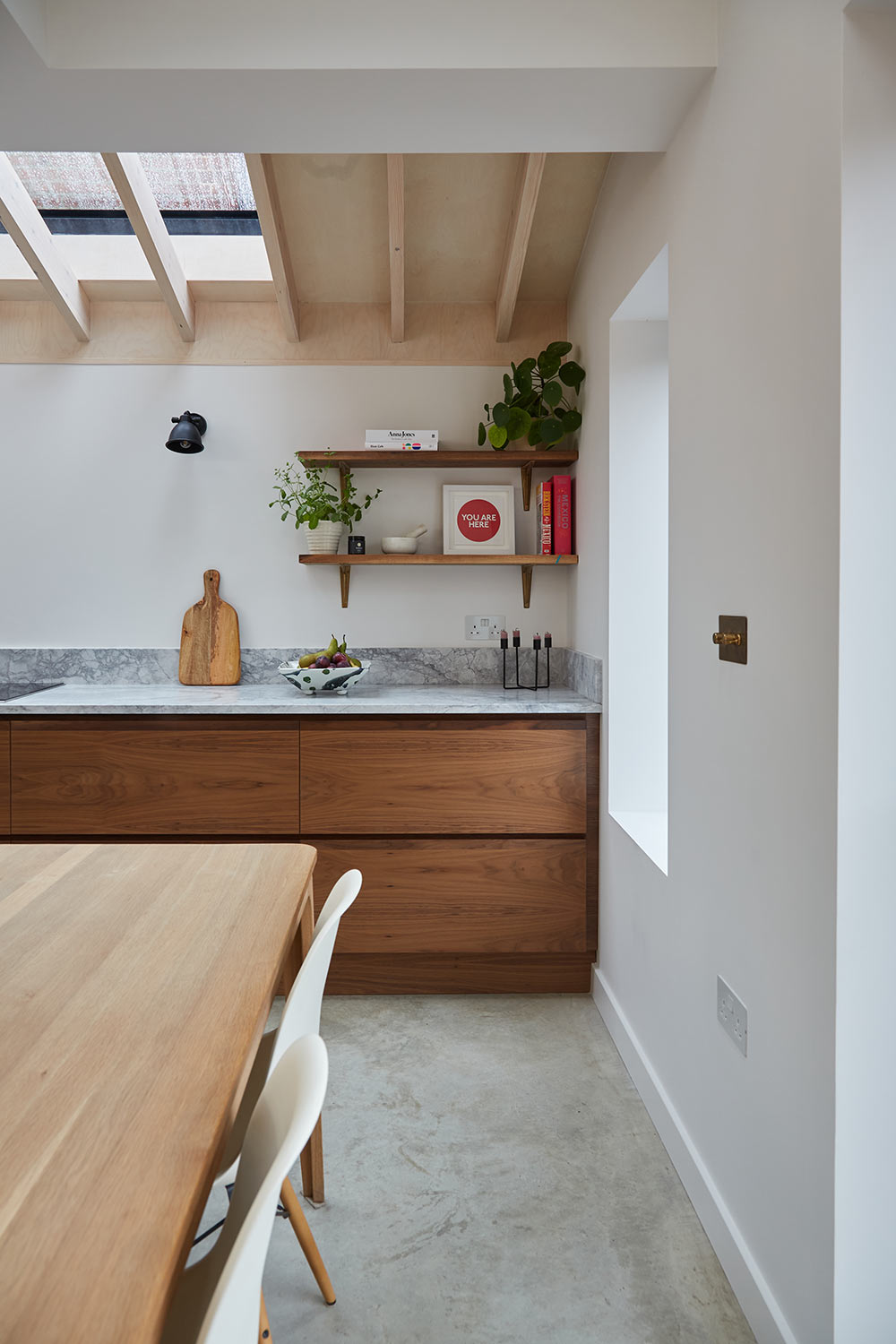 Alice and Matt’s Contemporary Walnut Kitchen
