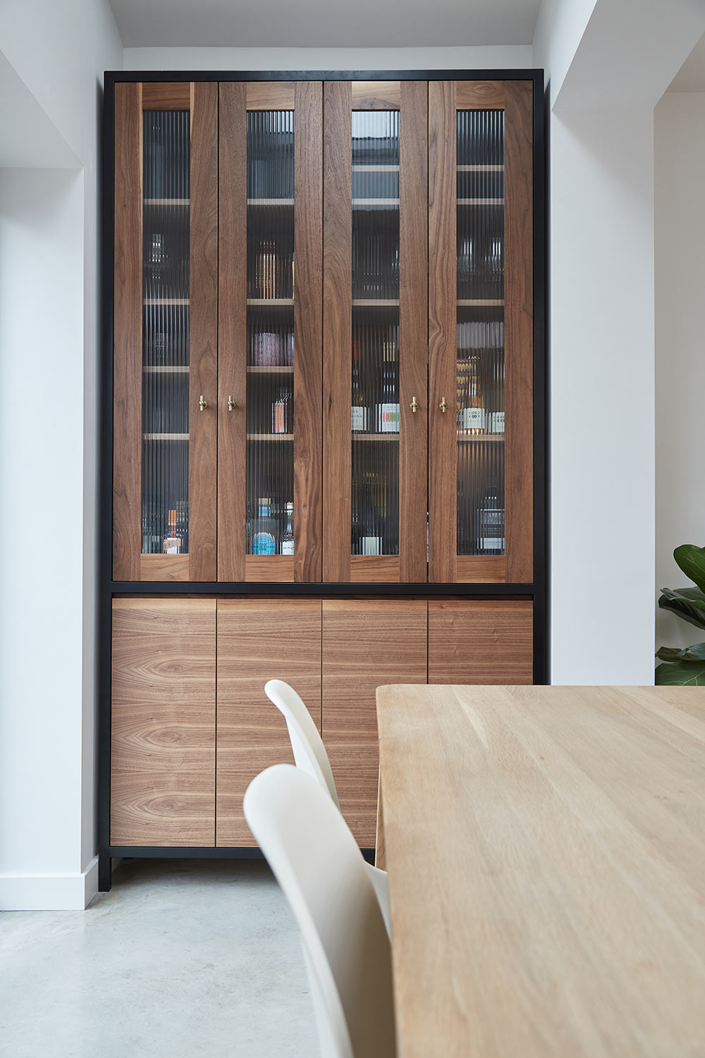 Alice and Matt’s Contemporary Walnut Kitchen
