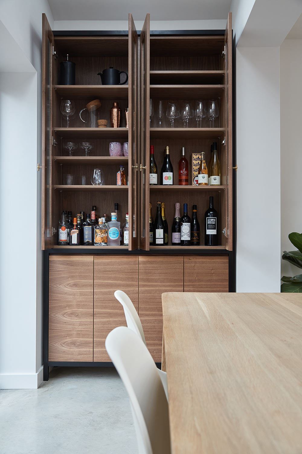 Alice and Matt’s Contemporary Walnut Kitchen