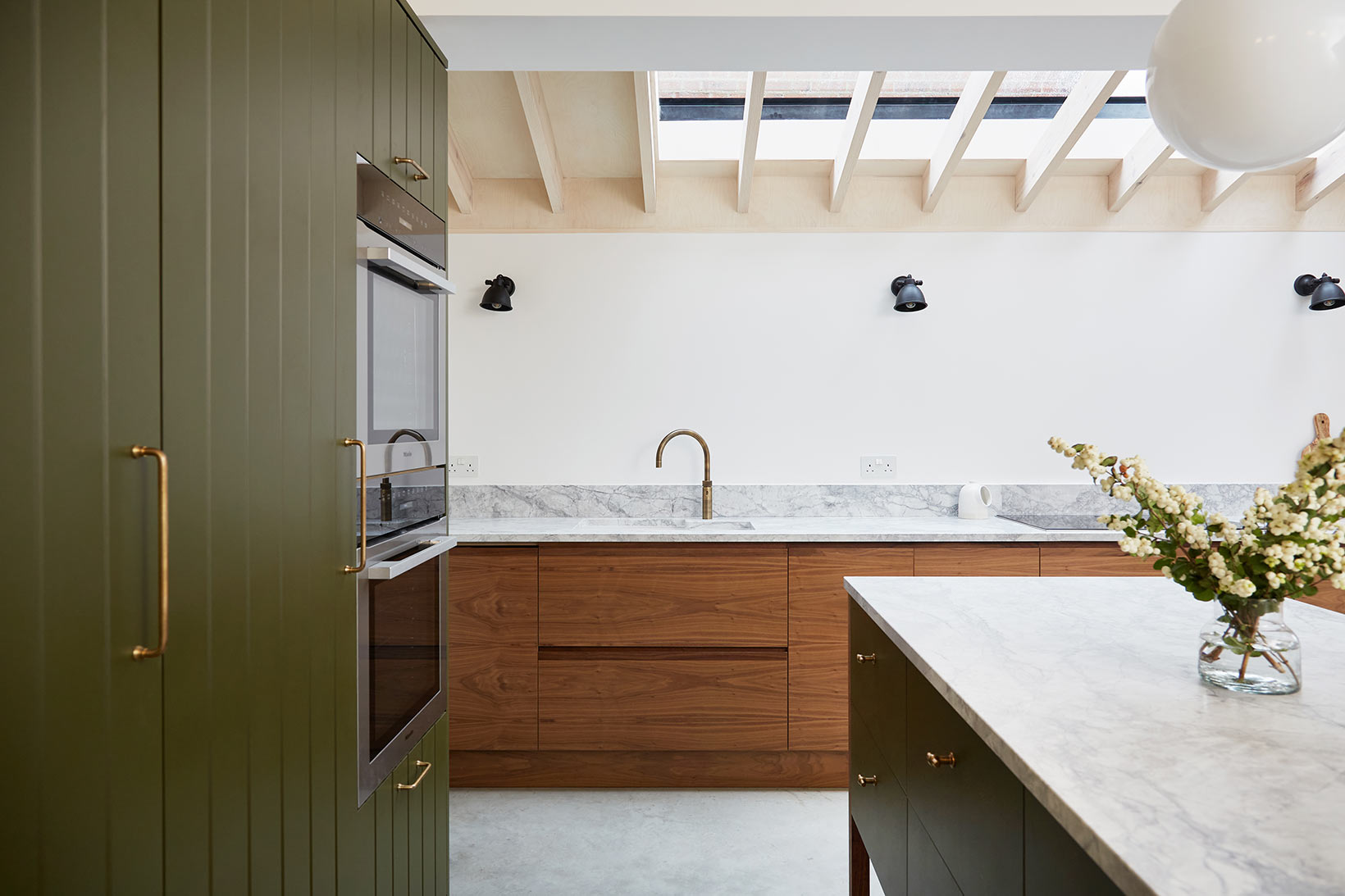 Alice and Matt’s Contemporary Walnut Kitchen