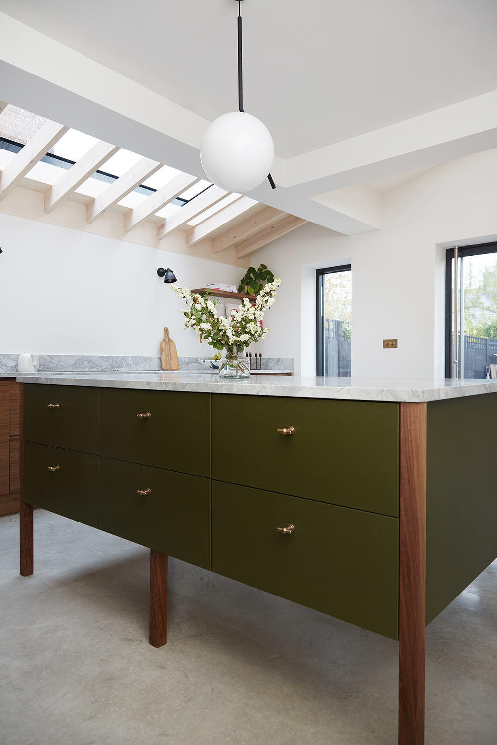 Alice and Matt’s Contemporary Walnut Kitchen