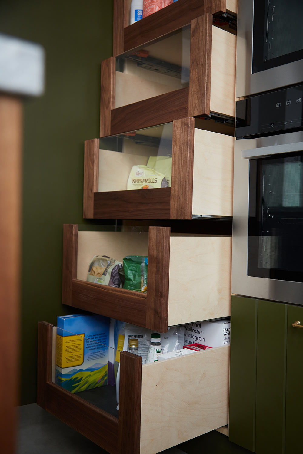 Alice and Matt’s Contemporary Walnut Kitchen