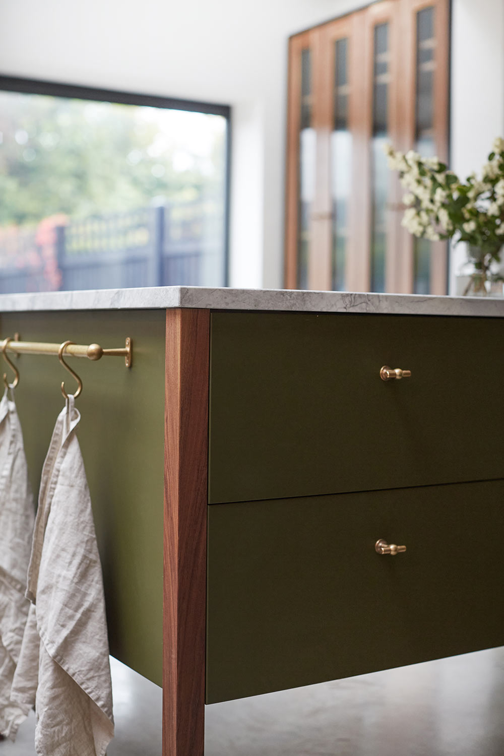 Alice and Matt’s Contemporary Walnut Kitchen