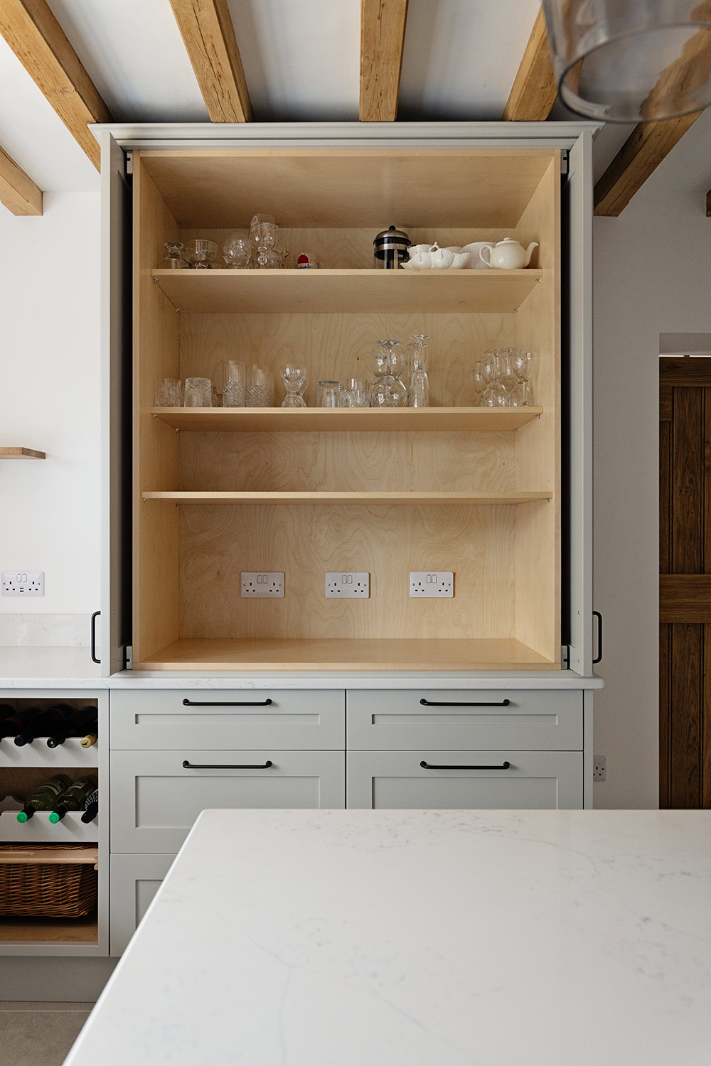 Deanna and Raymond's Painted Overlay Shaker Kitchen