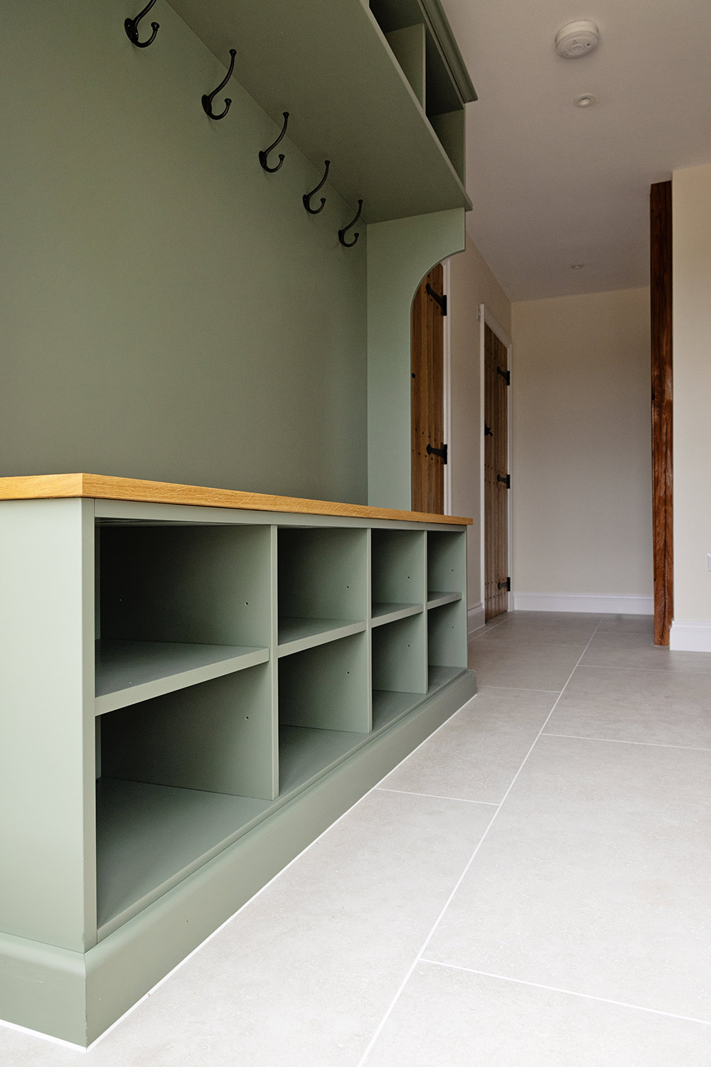 Deanna and Raymond's Painted Overlay Shaker Kitchen