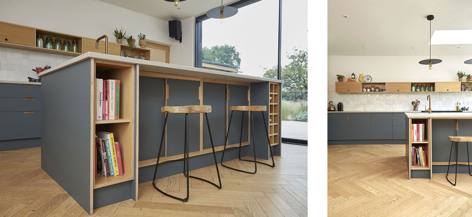 Hannah and James’ Italian HPL and Oak Kitchen