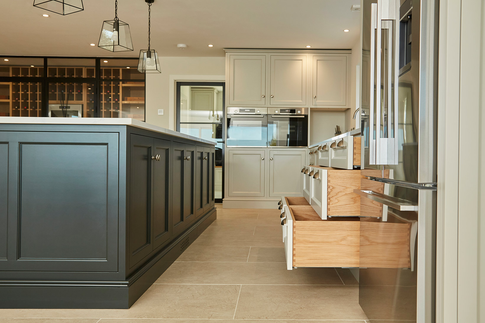 Modern Kitchen in Tibenham Norfolk