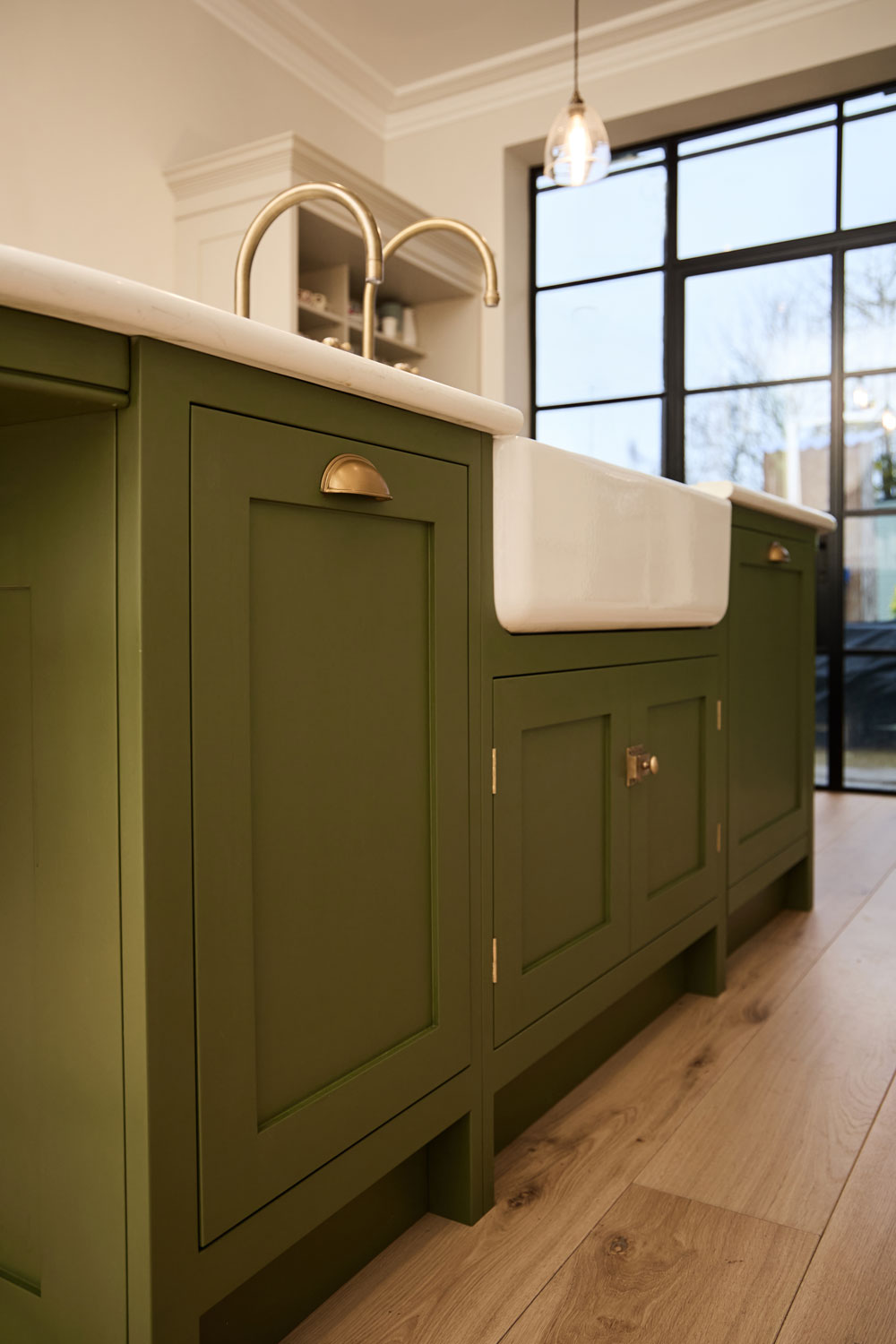 Mary and Steve's Georgian Townhouse Shaker Kitchen