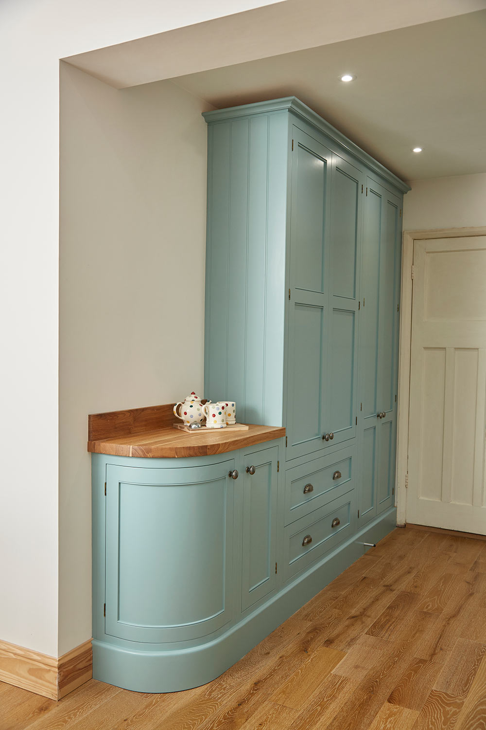 Georgia and Richard’s Blue Shaker Kitchen