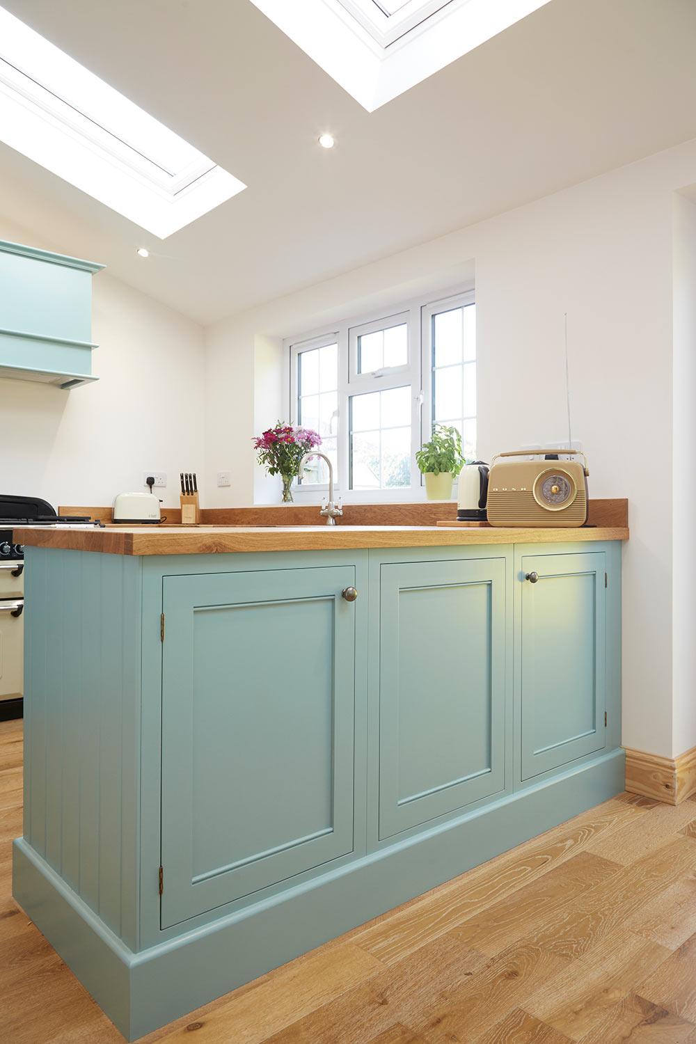 Georgia and Richard’s Blue Shaker Kitchen