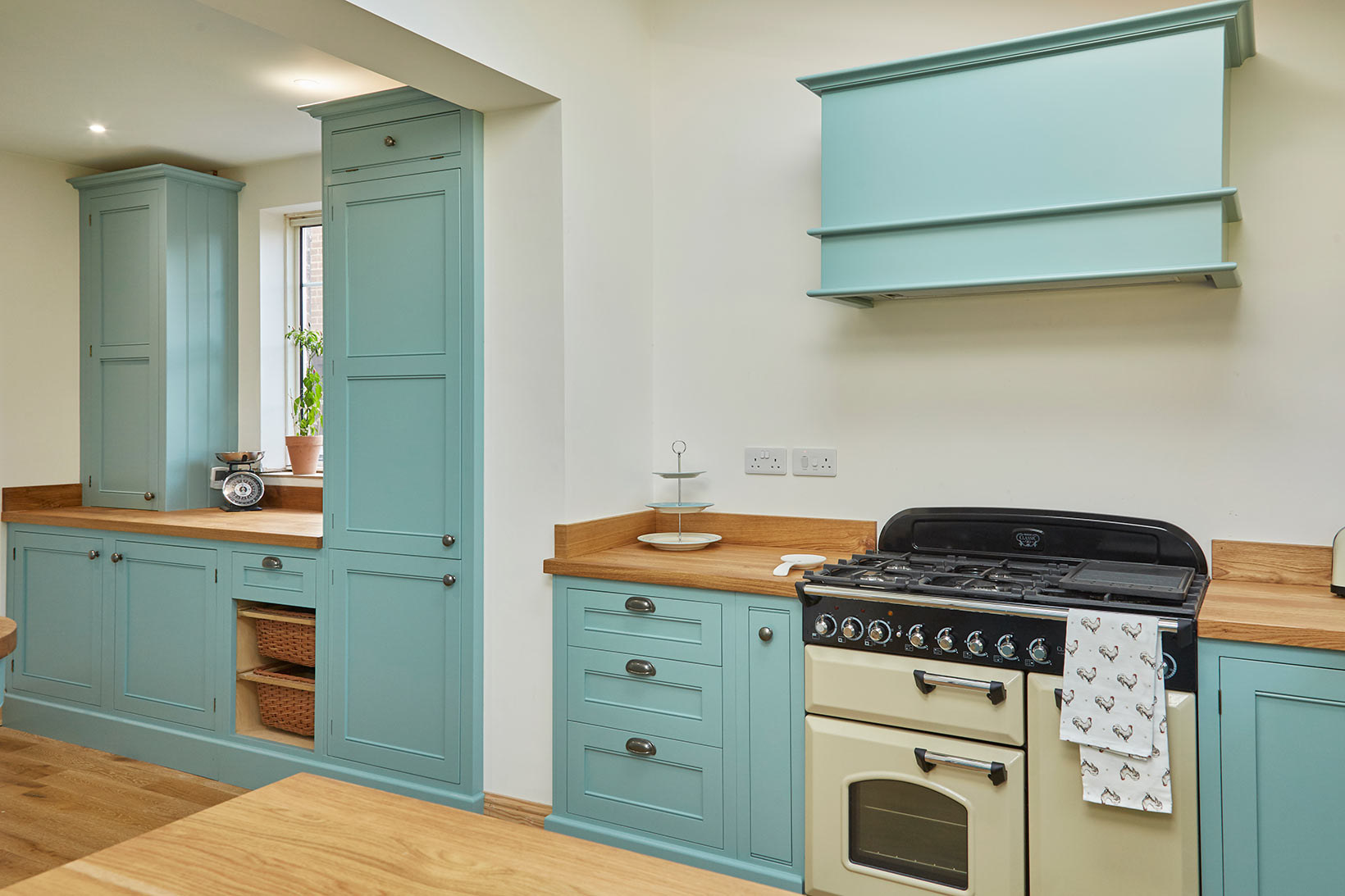 Georgia and Richard’s Blue Shaker Kitchen
